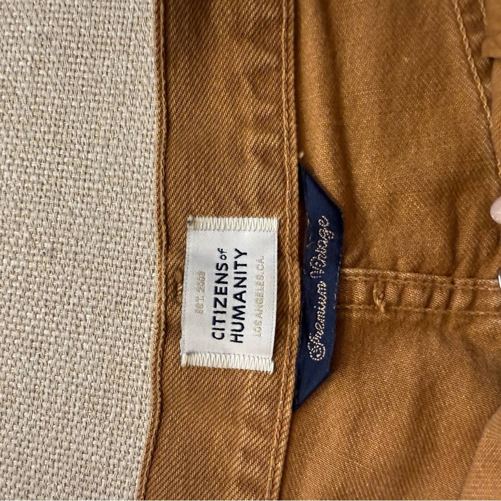 Citizens Of Humanity Marlow Tan Jean Shorts High-Waisted size 31 - Picture 3 of 9
